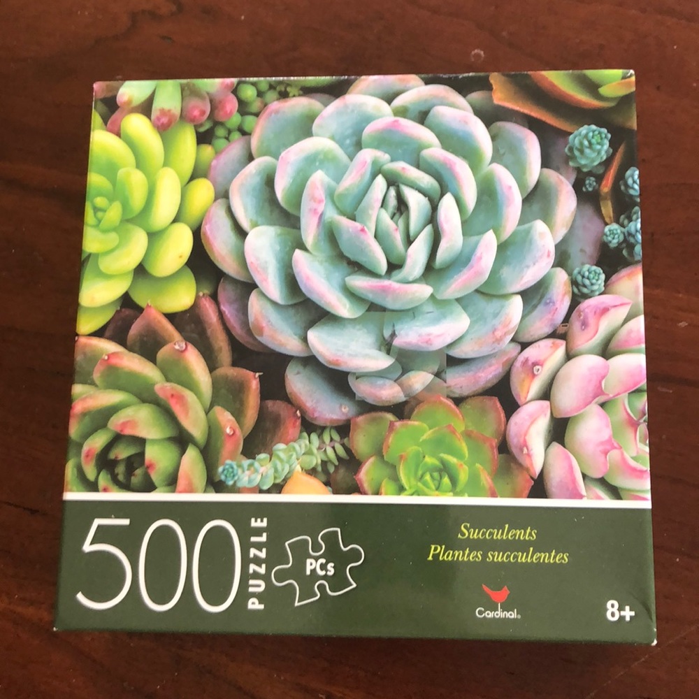 500 piece succulent puzzle